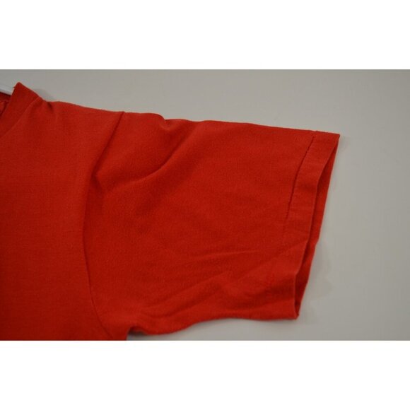 Biochemistry Biochimie Graphic T-Shirt Women's Small Red Stanfields Vintage 80s - Picture 4 of 7